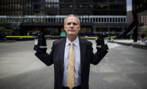 W. Graeme Roustan on Bay Street in 2017. Mark Blinch/Globe and Mail